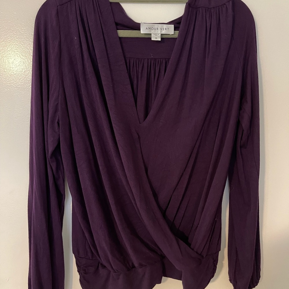 Amour Vert cotton stretch blouse